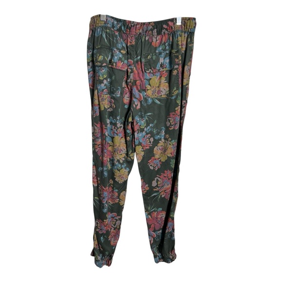 Nicole Miller jogger style floral pants - Picture 2 of 7